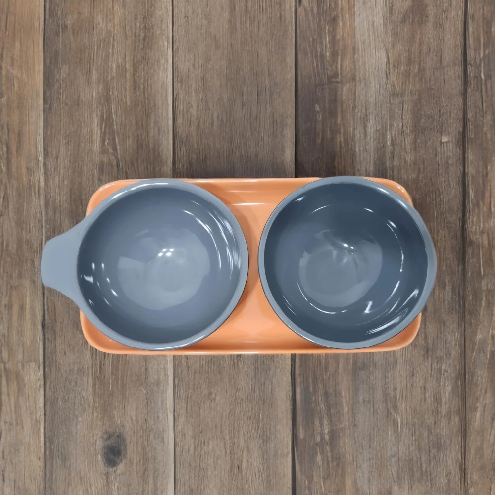 IKEA Ceramic Bowls 3 pcs with‎ tray
